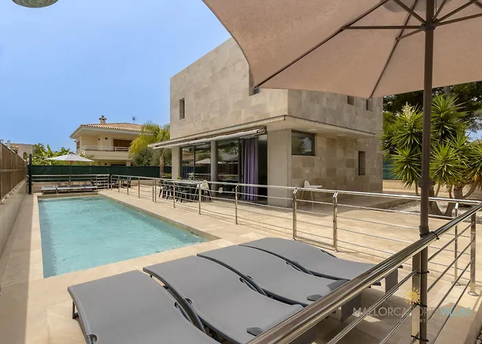 Villa Iola Moderna Casa En Platja De Muro Para 12